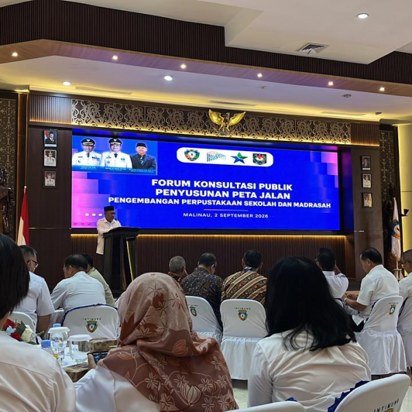Dukung Revitalisasi Perpustakaan Sekolah, Bapperida Kaltara Hadiri Forum Konsultasi Publik di Malinau